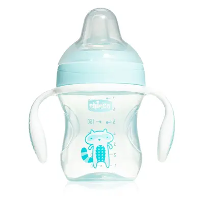 Chicco Transition Cup gyakorlóbögre fogantyúval 4m+ Blue 200 ml