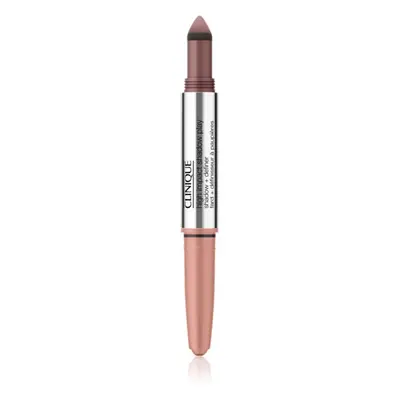 Clinique High Impact Shadow Play™ Shadow & Definer szemhéjfesték ceruza duo árnyalat Rose +Truff