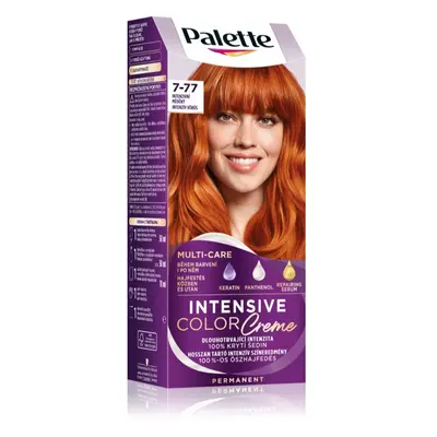 Schwarzkopf Palette Intensive Color Creme tartós hajfesték árnyalat 7-77 Intensive Copper 1 db