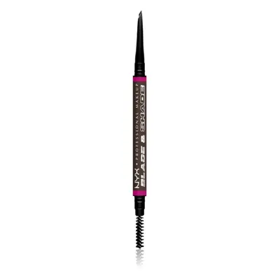 NYX Professional Makeup Blade & Shade szemöldök ceruza kefével árnyalat Ash Brown 0.06 g