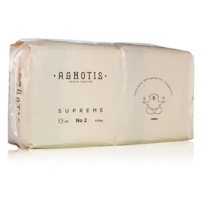 Agnotis Baby Diapers Supreme No 2 eldobható pelenkák 4-8 kg 42 db