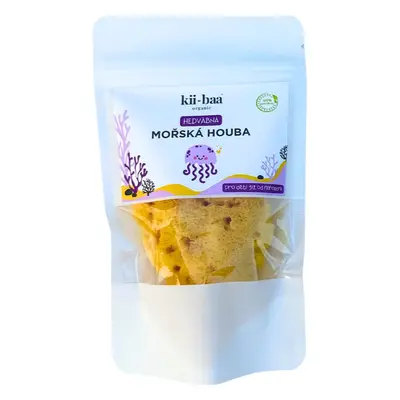 kii-baa® organic Natural Sponge Wash természetes tengeri fürdőszivacs újszülötteknek 8-10 cm 1 d