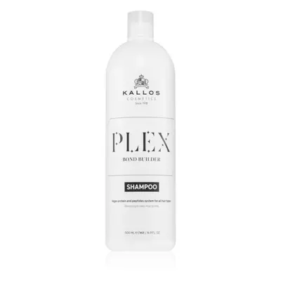 Kallos Plex Shampoo regeneráló sampon sérült, vegyileg kezelt hajra 500 ml