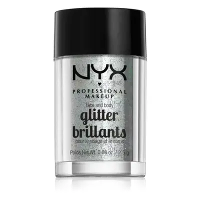 NYX Professional Makeup Face & Body Glitter Brillants Arc és test csillám árnyalat 07 Ice 2.5 g