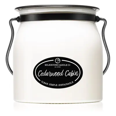 Milkhouse Candle Co. Creamery Cedarwood Cabin illatgyertya Butter Jar 454 g