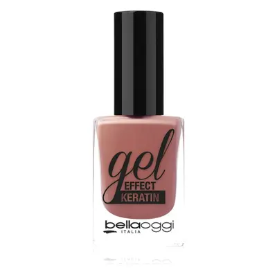 bellaoggi Gel Effect Keratin Nail Polish körömlakk árnyalat Nude Petal 10 ml