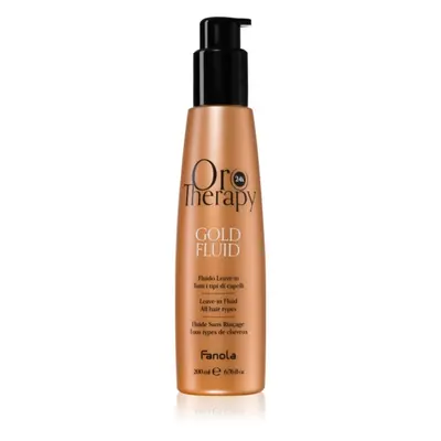 Fanola Oro Therapy Gold Fluid tej a hajra 24 karátos arannyal 200 ml