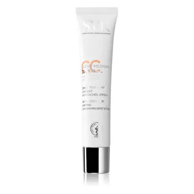 SVR Clairial CC cream védő és tonizáló krém a pigmentfoltok ellen SPF 50+ árnyalat light 40 ml