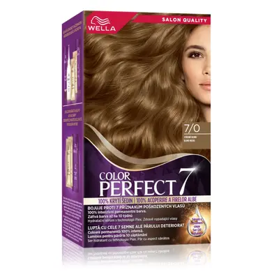 Wella Color Perfect hajfesték árnyalat 7/0 Medium Blonde 1 db