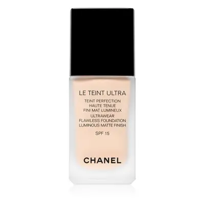 Chanel Le Teint Ultra tartós matt alapozó SPF 15 árnyalat 22 Beige Rosé 30 ml