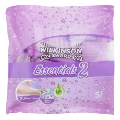 Wilkinson Sword Essentials 2 eldobható borotvák hölgyeknek 5 db