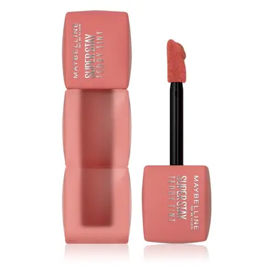 MAYBELLINE NEW YORK Teddy Tint Ultra matt hosszantrató rúzs árnyalat 15 Skinny Dip 5 ml