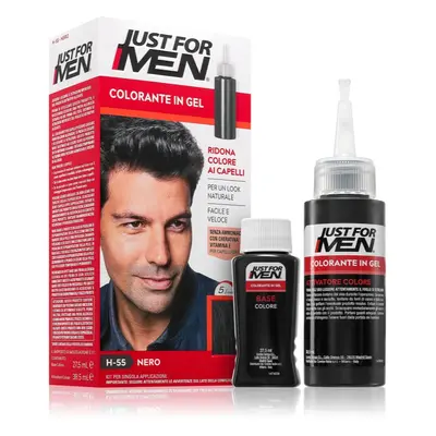 Just for Men Color Kit színező hajfesték uraknak H-55 Real Black 1 db