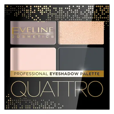 Eveline Cosmetics Quattro szemhéjfesték paletta árnyalat 02 3,2 g