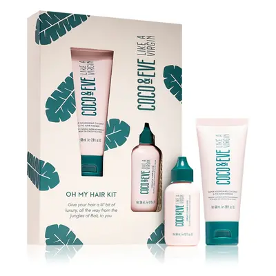 Coco & Eve Like A Virgin Oh My Hair Kit szett a fénylő és selymes hajért