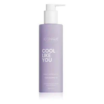 ICONIQUE Professional COOL LIKE YOU Perfect Blonde & Silver Violet sampon a sárga tónusok neutra