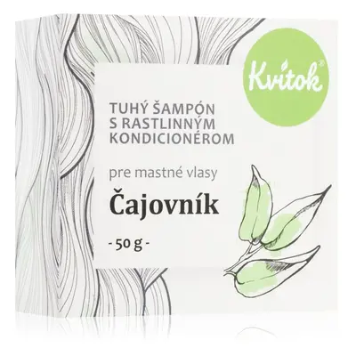 Kvitok Tea Tree szilárd sampon zsíros hajra 50 g