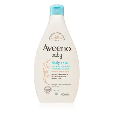 Aveeno Baby Hair&Body Wash sampon gyermekeknek haj és test 400 ml