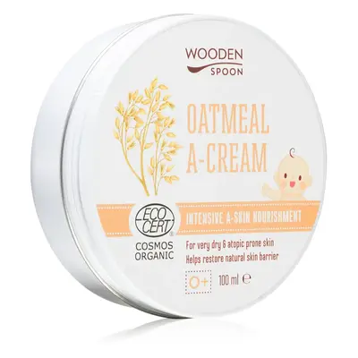 WoodenSpoon Oatmeal A-Cream Tápláló nyugtató krém száraz és atópiás bőrre 100 ml