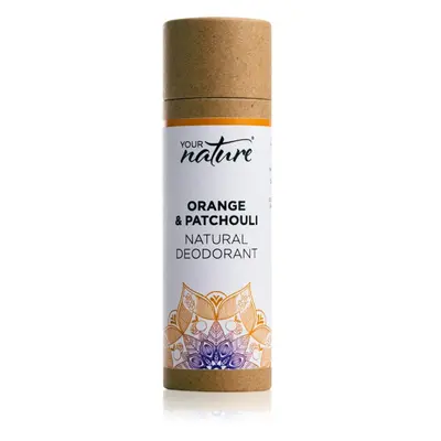 Your Nature Natural Deodorant izzadásgátló deo stift Orange & Patchouli 70 g