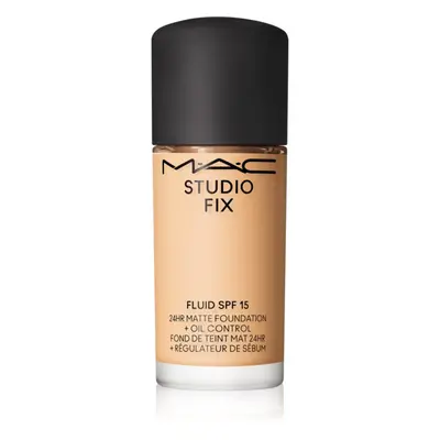 MAC Cosmetics Mini Studio Fix Fluid SPF 15 24HR Matte Foundation + Oil Control mattító alapozó S