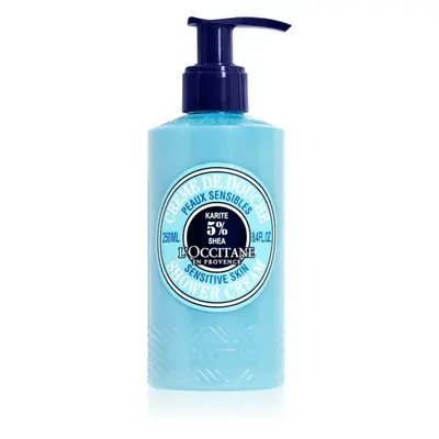 L’Occitane Shea krémes tusoló gél száraz és érzékeny bőrre 250 ml