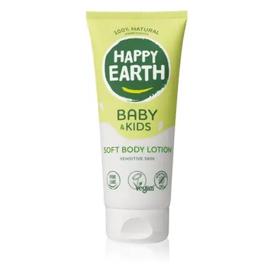 Happy Earth 100% Natural Soft Bodylotion for Baby & Kids krém gyermekeknek 200 ml