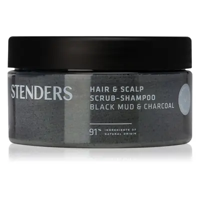 STENDERS Black Mud & Charcoal tisztító peeling a hajra és a fejbőrre 300 g