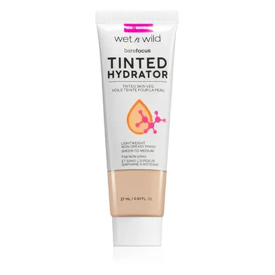 Wet n Wild Bare Focus Tinted Hydrator tonizáló fluid amely egységesíti a bőr tónusait árnyalat F