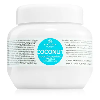 Kallos KJMN Professional Coconut tápláló maszk meggyengült hajra 275 ml