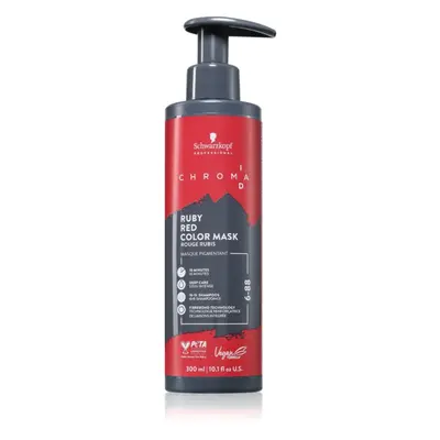 Schwarzkopf Professional Chroma ID Color Mask intenzív színező pakolás hajra árnyalat 6-88 Ruby 