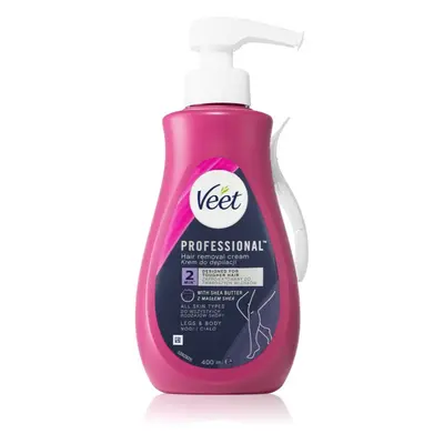 Veet Professional All Skin Types szőrtelenítő krém minden bőrtípusra 400 ml