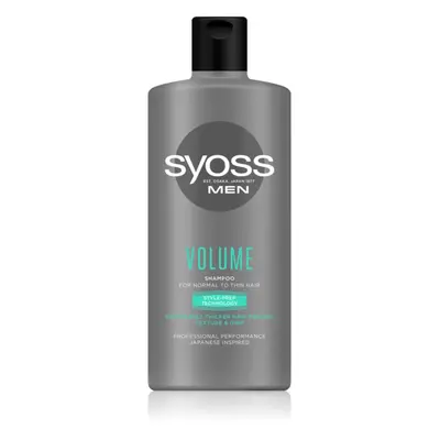 Syoss Men Volume tömegnövelő sampon a selymes hajért uraknak 440 ml