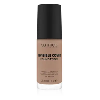 Catrice Invisible Cover Foundation hosszan tartó és erősen fedő alapozó matt hatással árnyalat 0