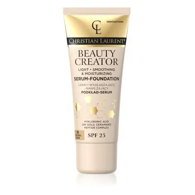 Christian Laurent Beauty Creator könnyű hidratáló alapozó SPF 25 árnyalat 15 Natural Beige 30 ml