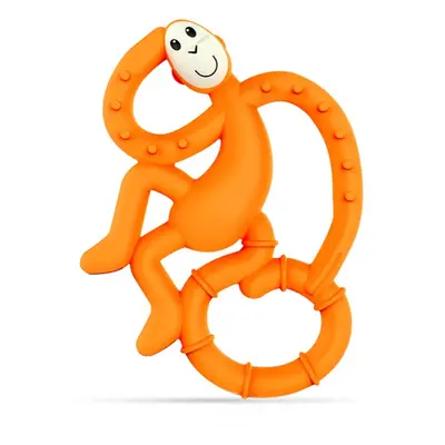 Matchstick Monkey Mini Monkey Teether rágóka antimikrobiális összetevővel Orange 1 db