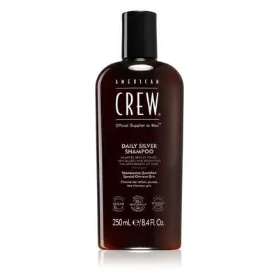 American Crew Daily Silver Shampoo sampon fehér és ősz hajra 250 ml