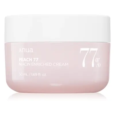 Anua Peach 77% Niacin Enriched Cream megújító hidratáló krém 50 ml