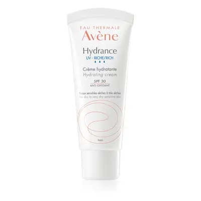 Avène Hydrance UV Rich Hydrating Cream hidratáló krém érzékeny bőrre SPF 30 40 ml