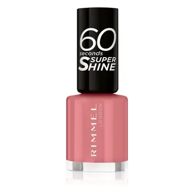 Rimmel 60 Seconds Super Shine körömlakk árnyalat 235 Preppy In Pink 8 ml