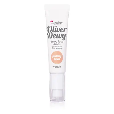 theBalm Oliver Dewy Face Drops folyékony bőrélénkítő árnyalat Peachy Keen 28 ml