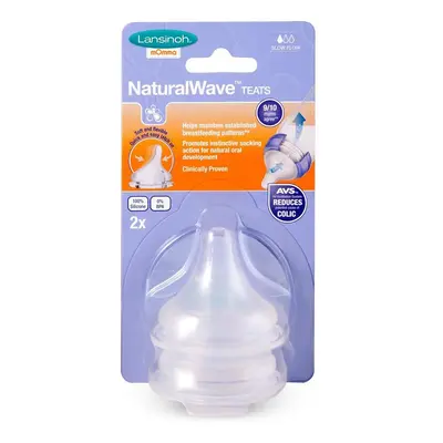 Lansinoh NaturalWave etetőcumi Slow 2 db