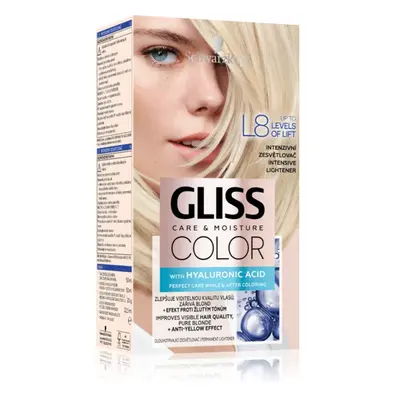 Schwarzkopf Gliss Color tartós hajfesték árnyalat L8 Intensive Lightener 1 db