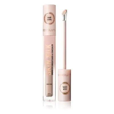 Makeup Revolution Skin Silk Under Eye Brightener & Concealer élénkítő korrektor árnyalat Fair Co