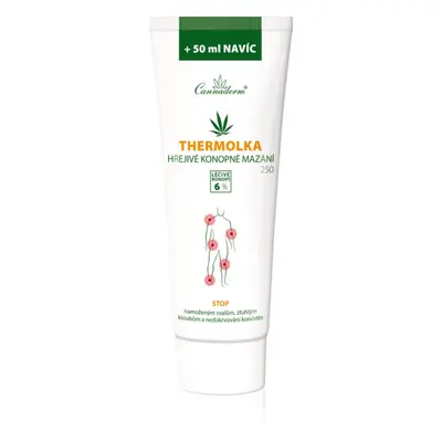 Cannaderm Thermolka warm lubrication masszázskrém melegítő hatású 250 ml