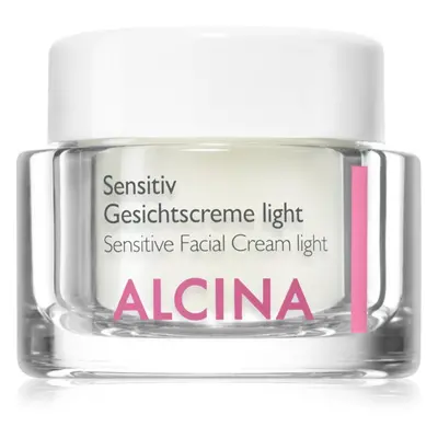 Alcina For Sensitive Skin könnyű arckrém az érzékeny bőr megnyugtatásához és erősítéséhez 50 ml