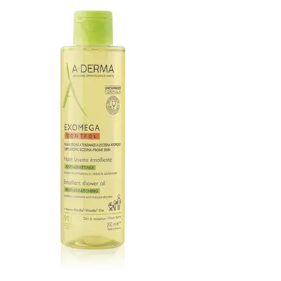 A-Derma Exomega Control Emollient Shower Oil hidratáló tusoló olaj száraz és atópiás bőrre 200 m