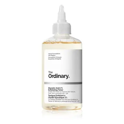 The Ordinary Glycolic Acid 7% Exfoliating Toner hámlasztó tisztító tonik 240 ml