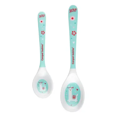 Canpol babies Exotic Animals Spoon kiskanál Turquoise 2 db