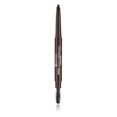 Essence WOW What a Brow szemöldök ceruza kefével árnyalat 04 Black-Brown 0,2 g